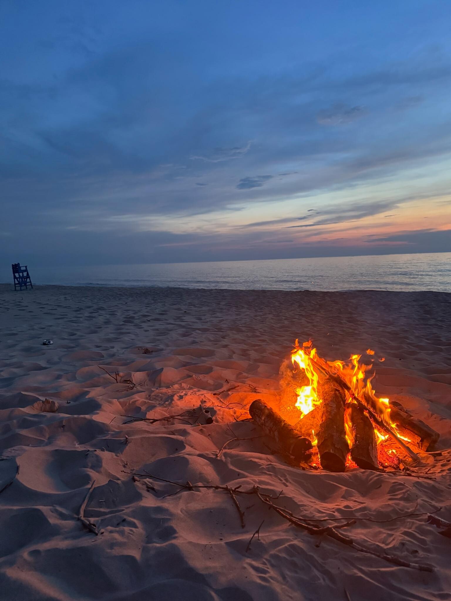 S’mores on the beach
