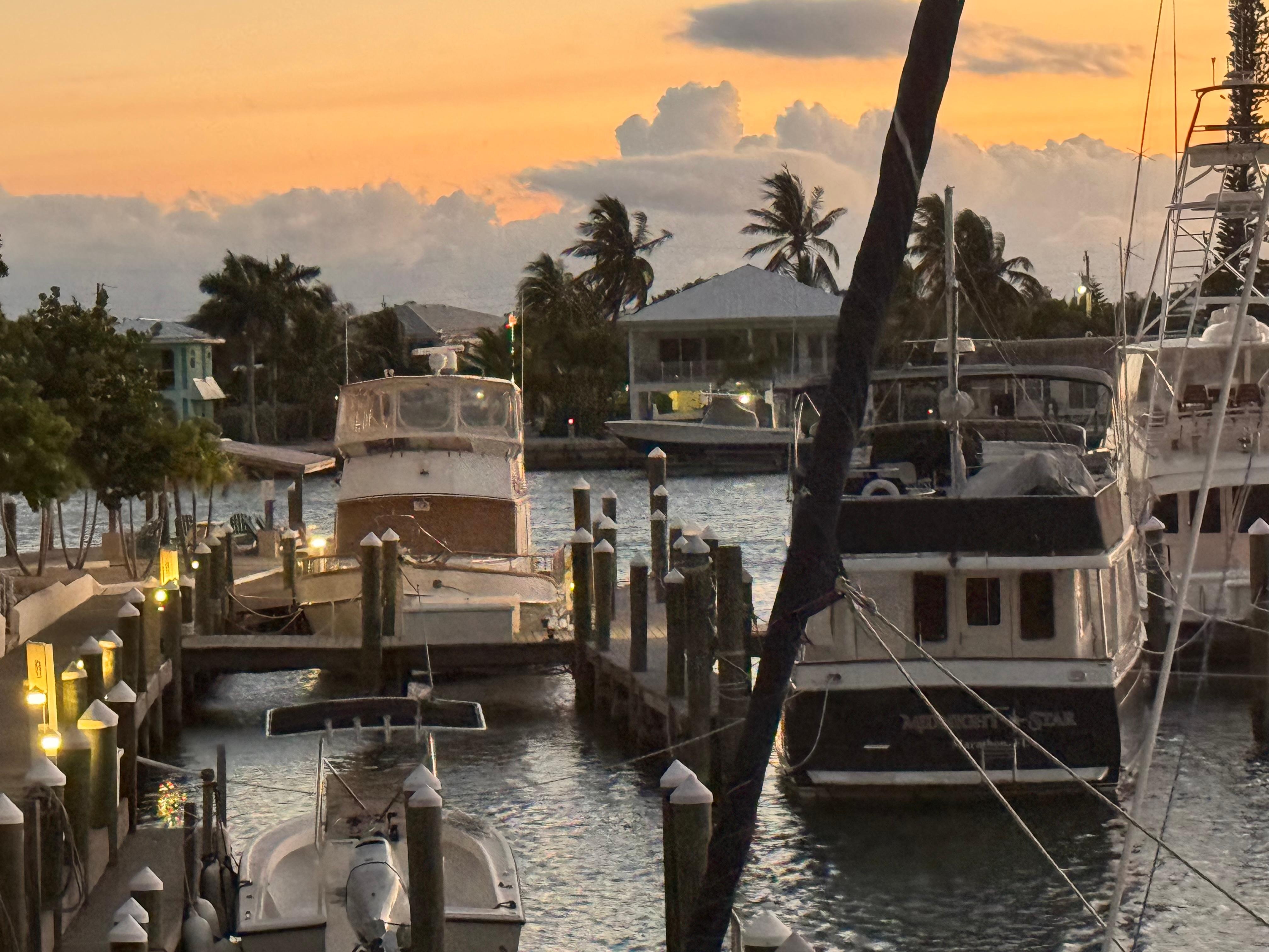 This is a Sunset view off of our balcony