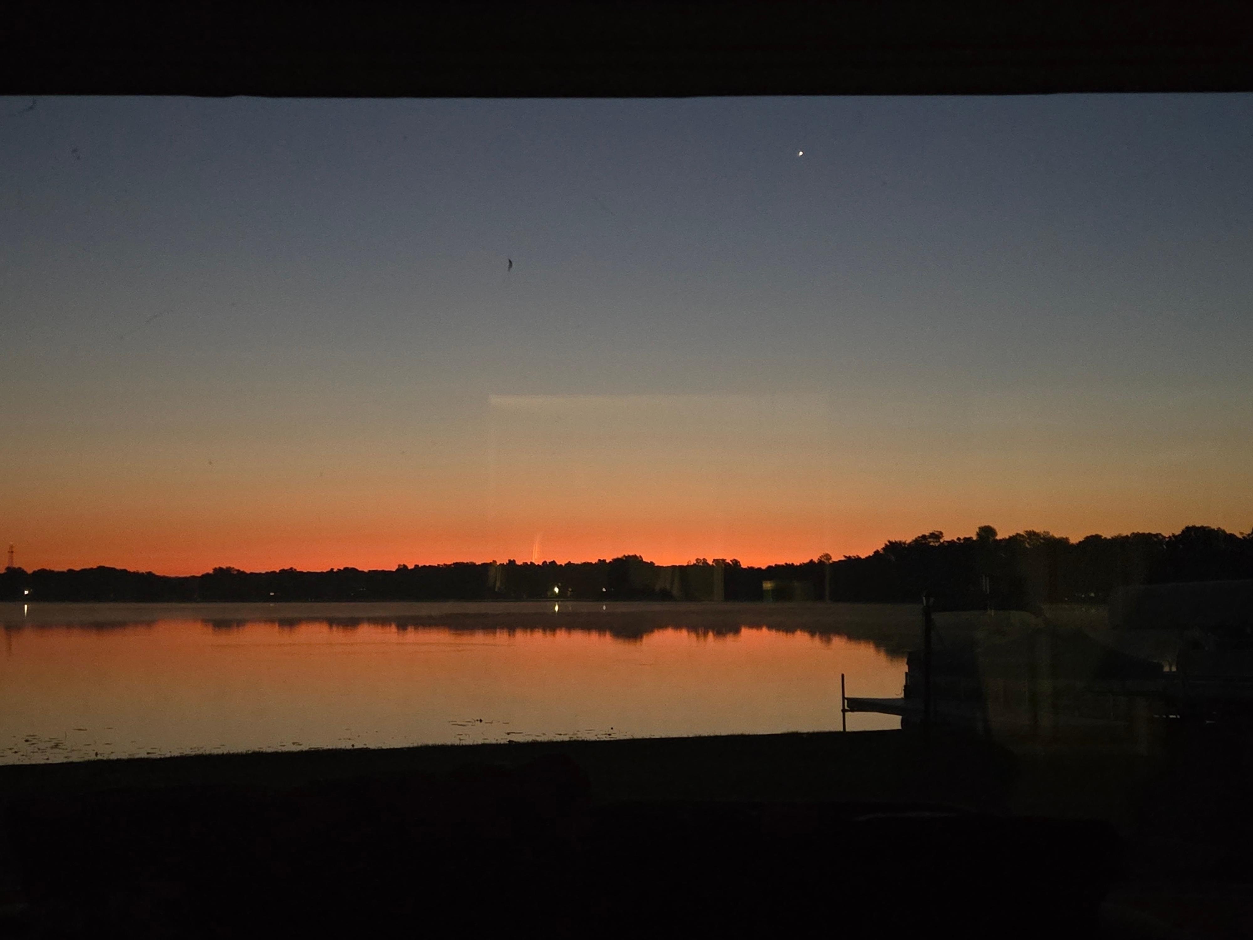 Sunrise reflections.