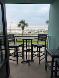 View from one of the patios