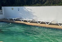 Nice green pool water