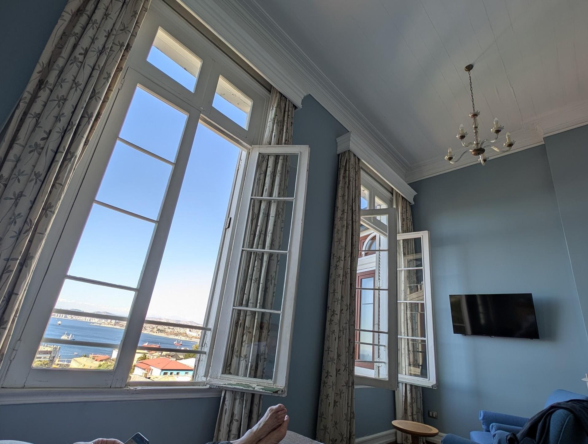 Resting in our room with a view 