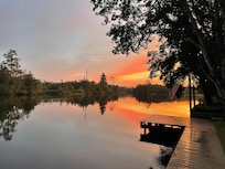 Sunrise from the dock.