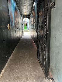 Entrance alleyway.