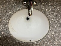 Cracked sink