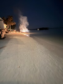 Beach Access to multiple Fire Shows