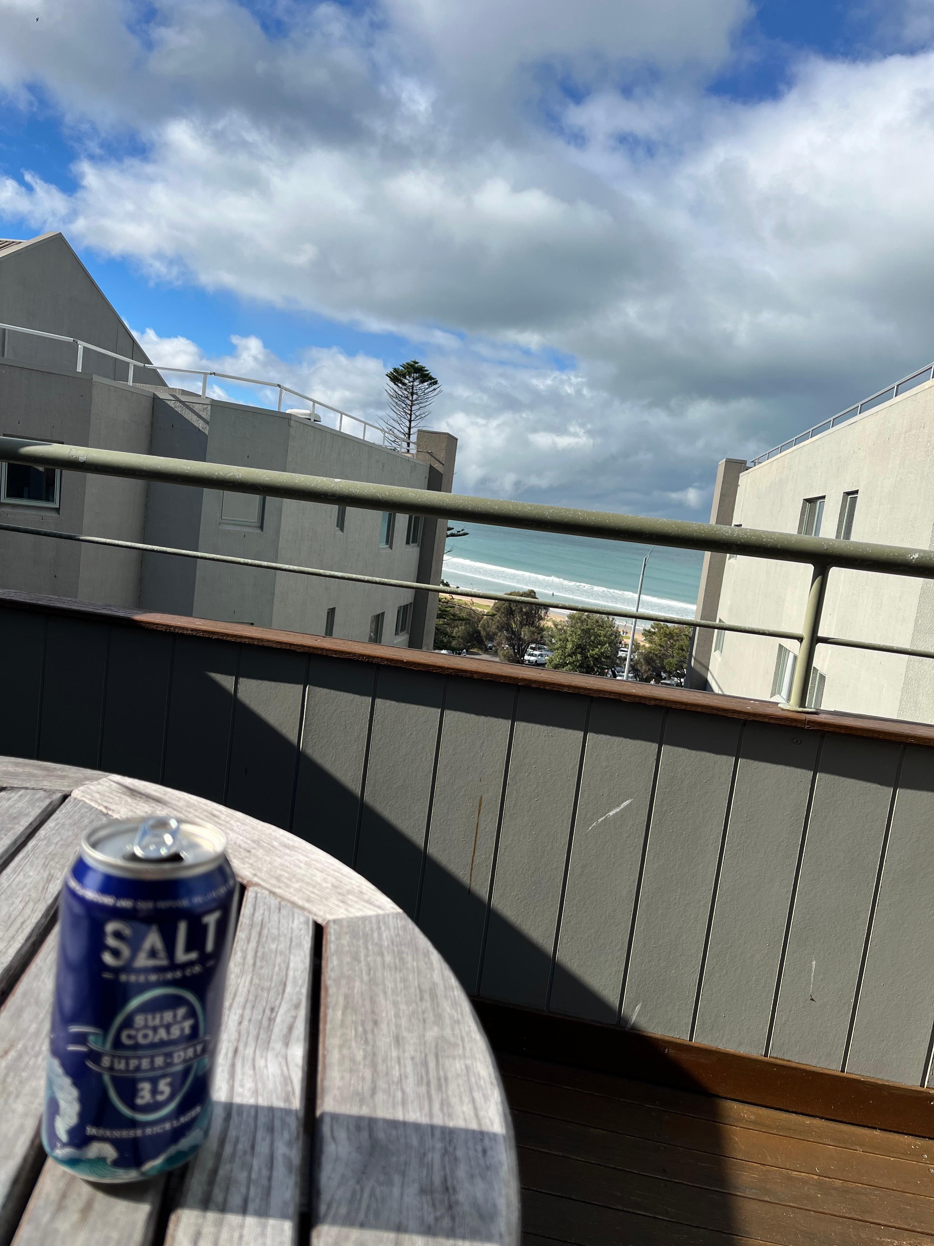 Enjoying the view and sunshine 