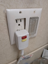 Bathroom outlet