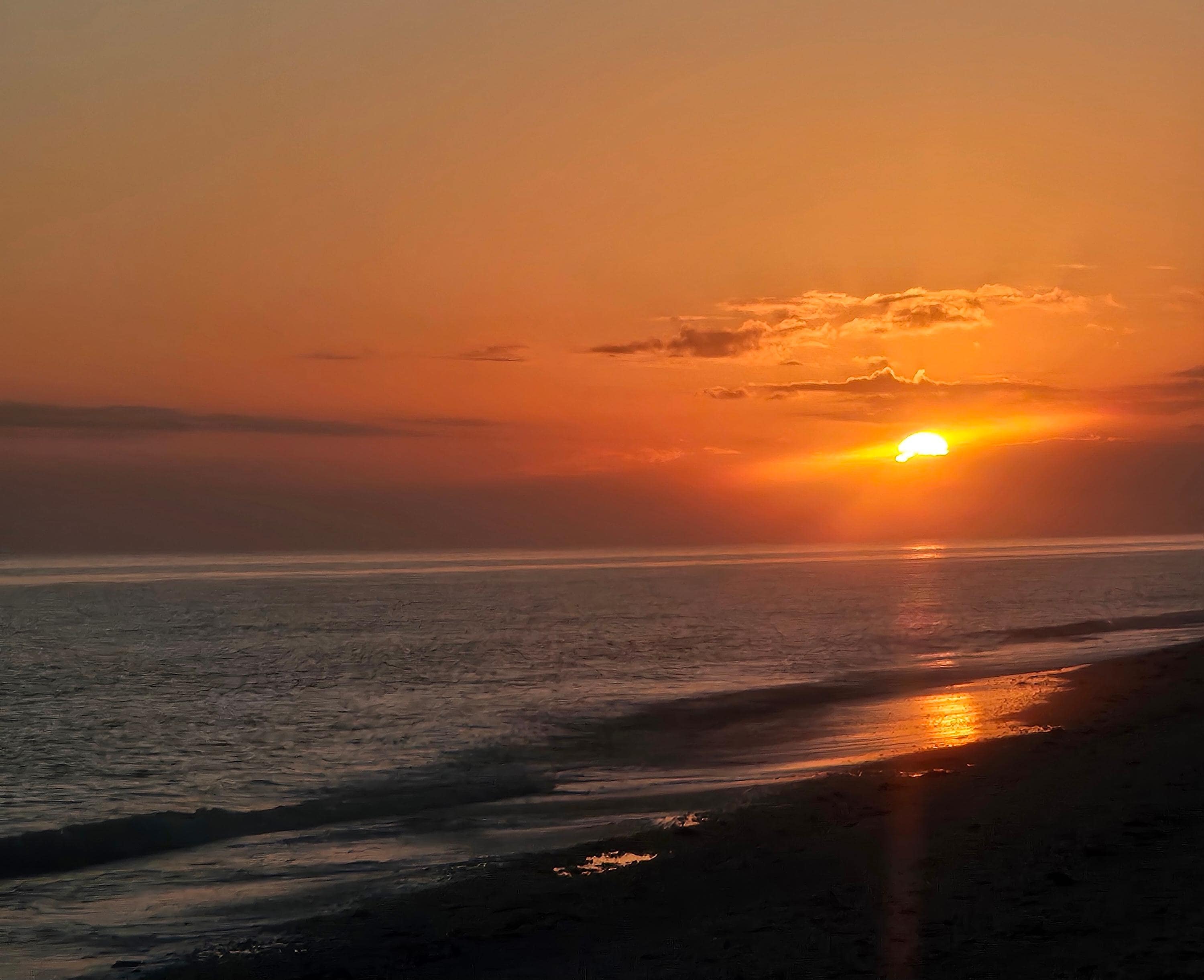 Sunset right out from the condo