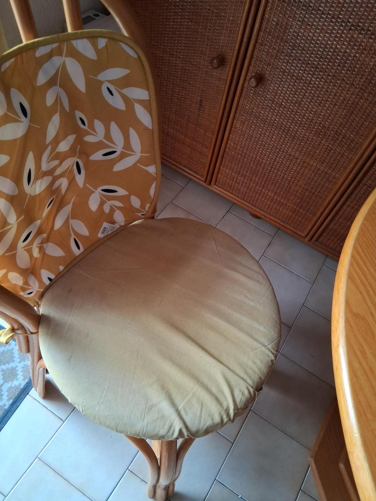 Einer der Stühle auf denen wir 4 Wochen gesessen haben