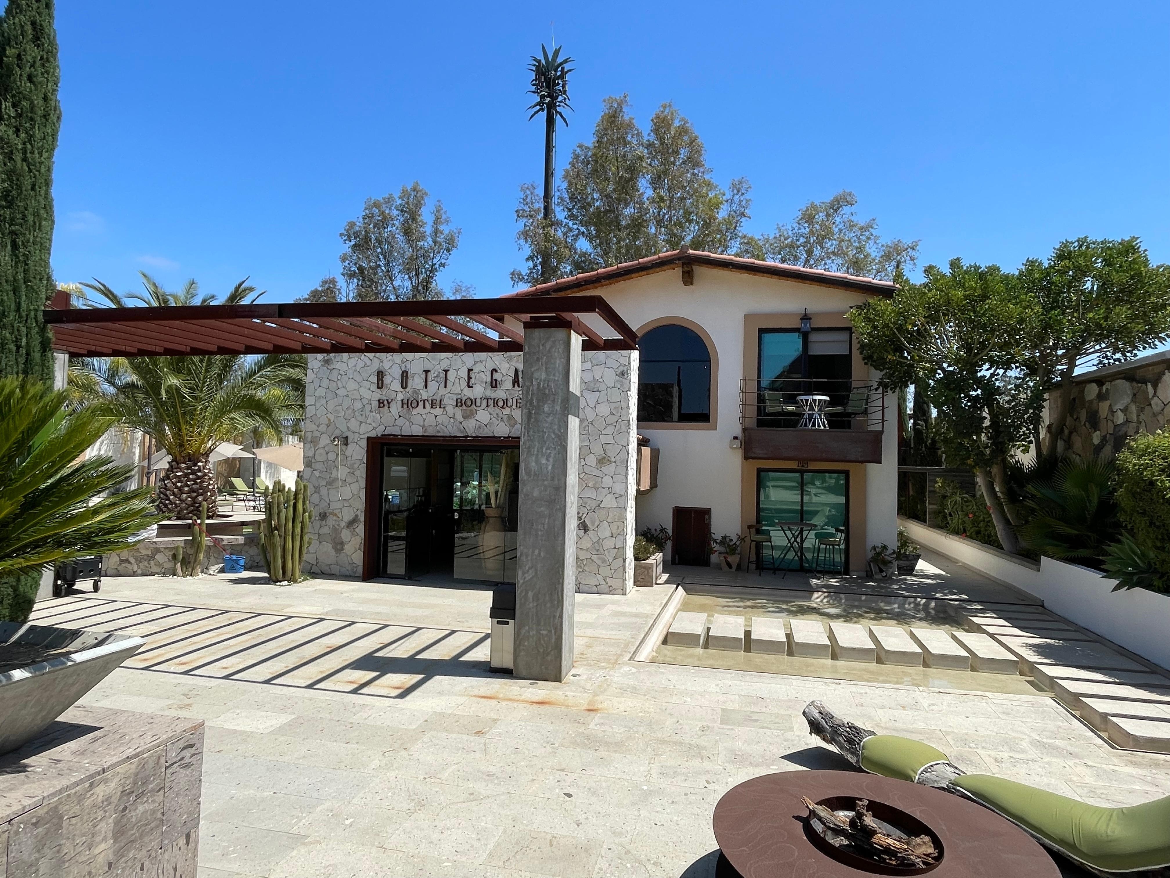 Front of hotel