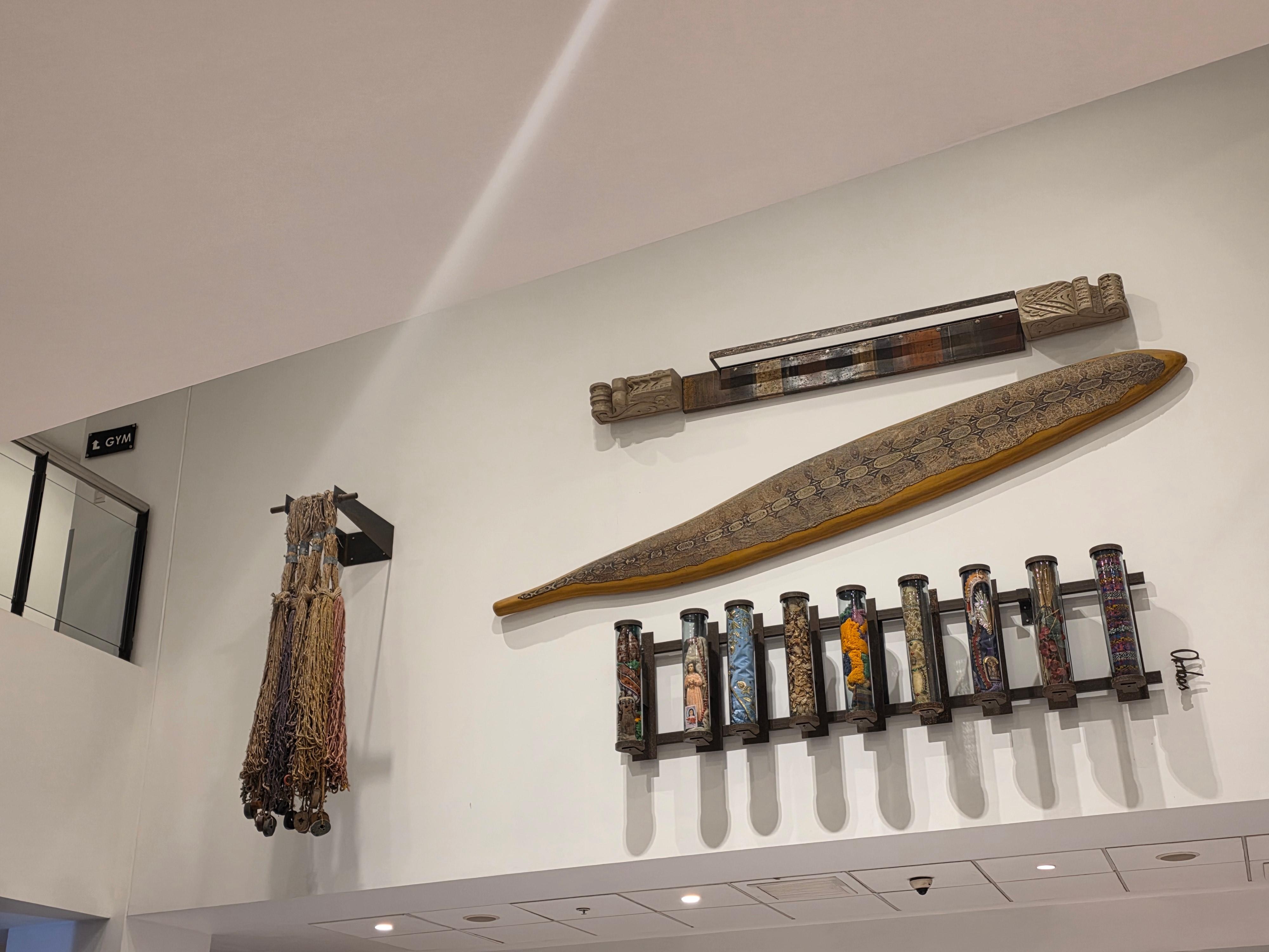 Decor above the lobby