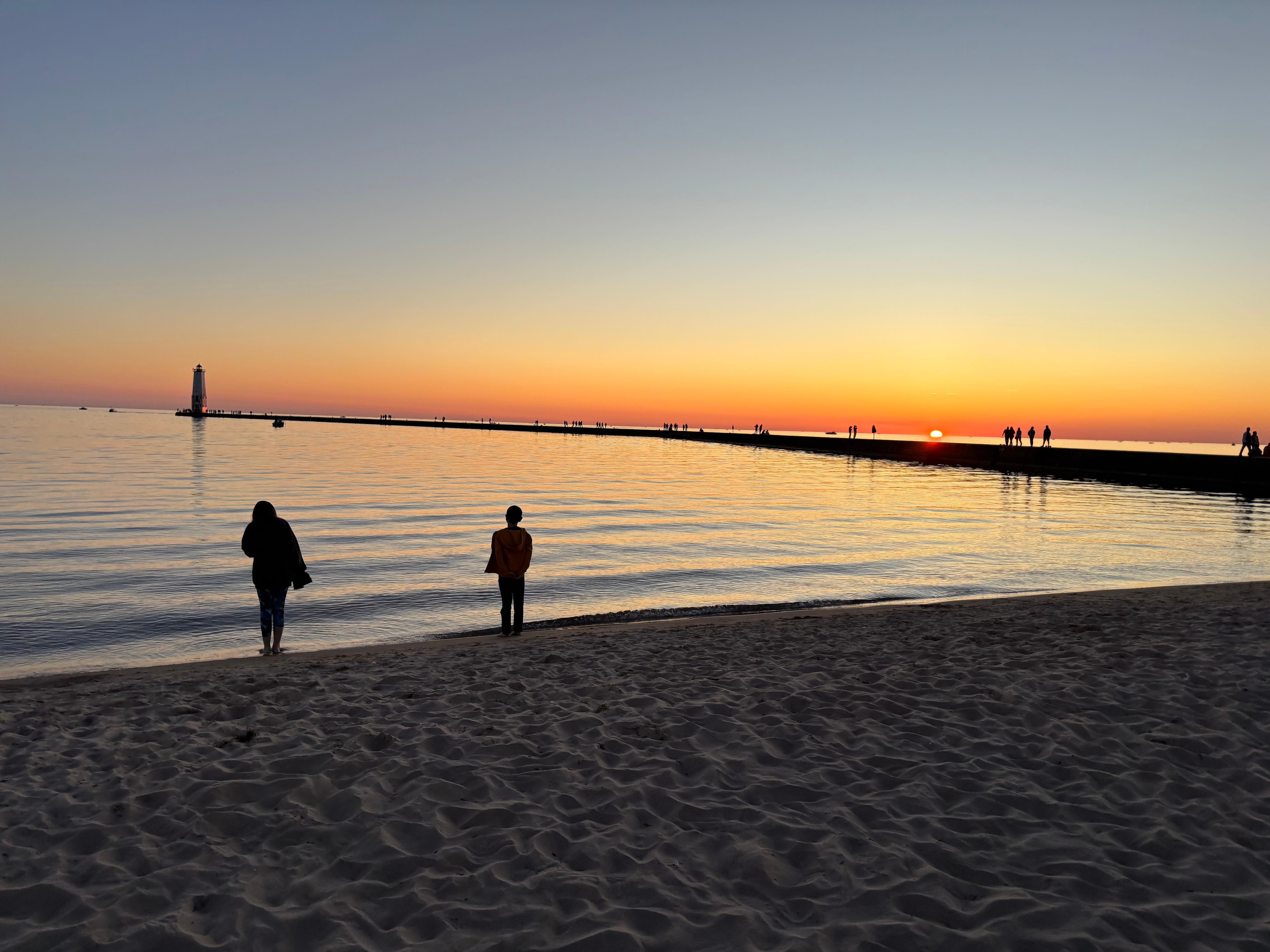 Sunset at the pier.
