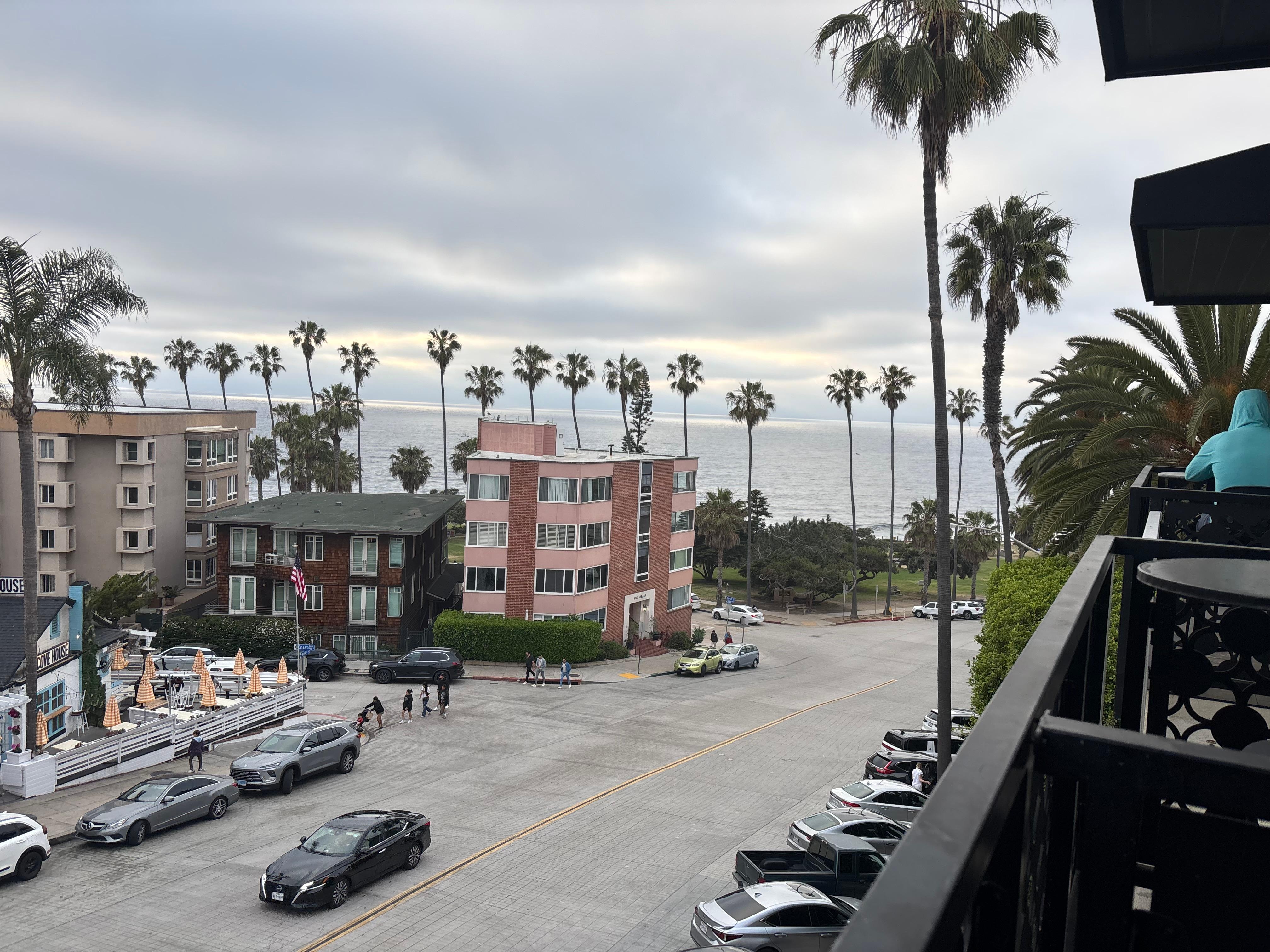 From our balcony!