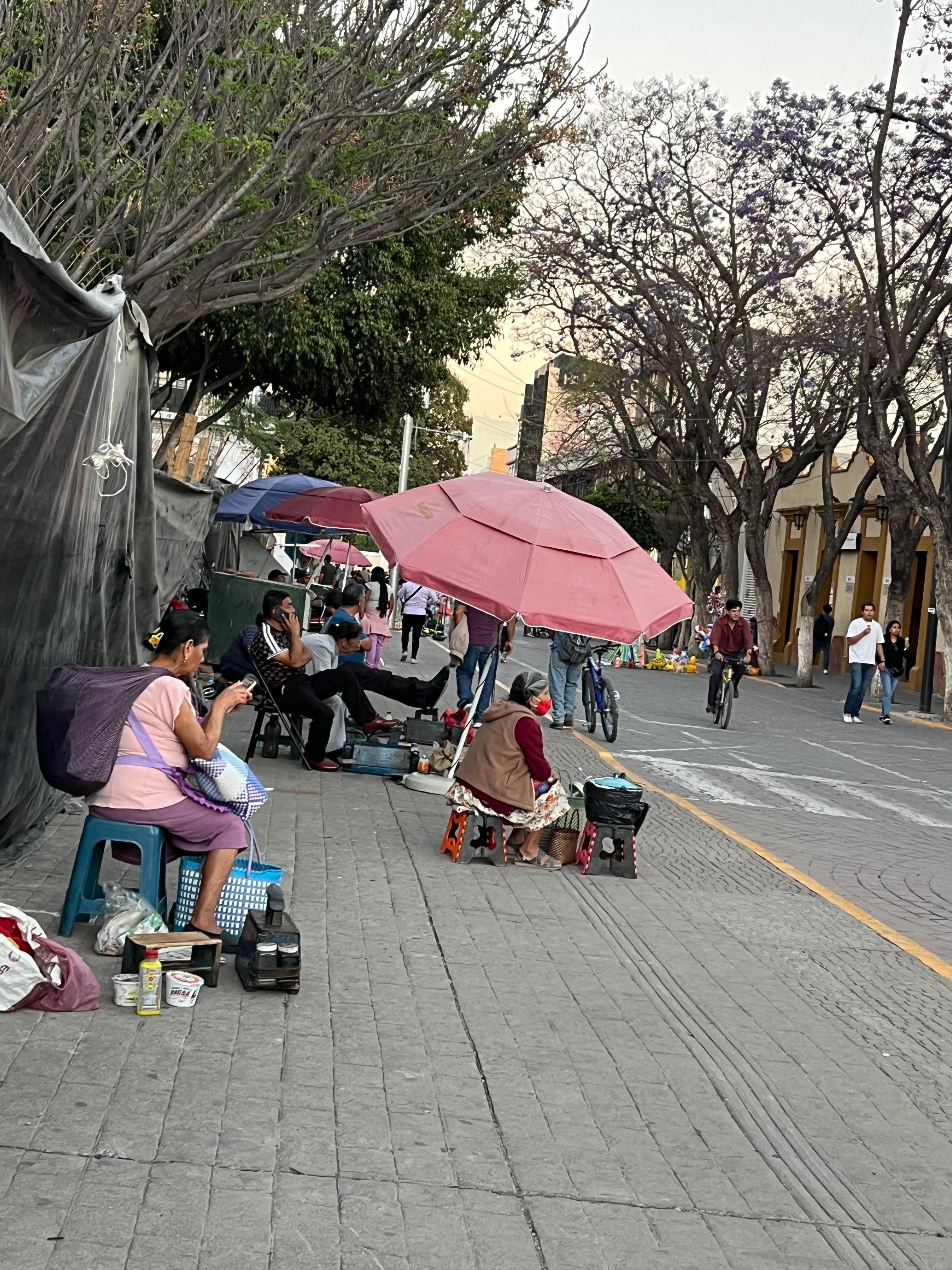 Tout près c’est la zocalo et c’est très coloré 