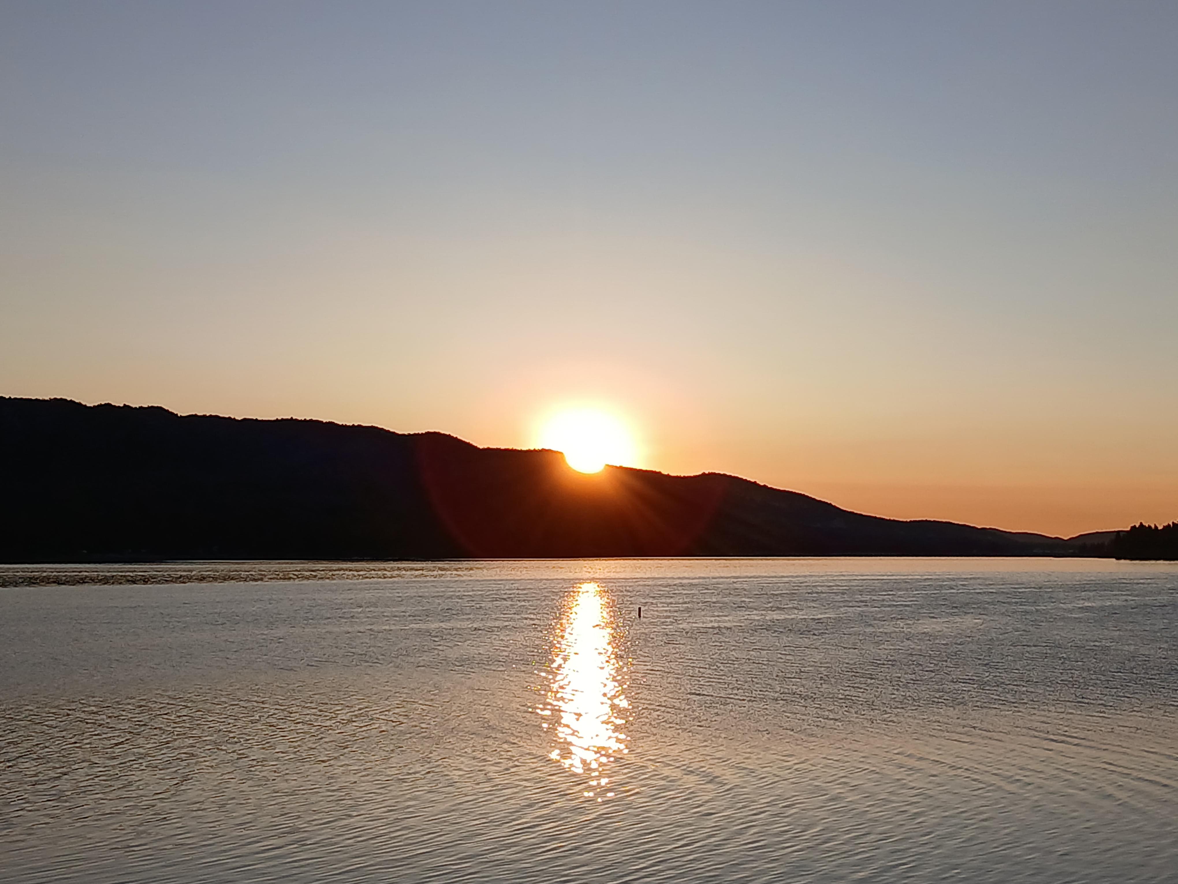 Sunrise from the deck