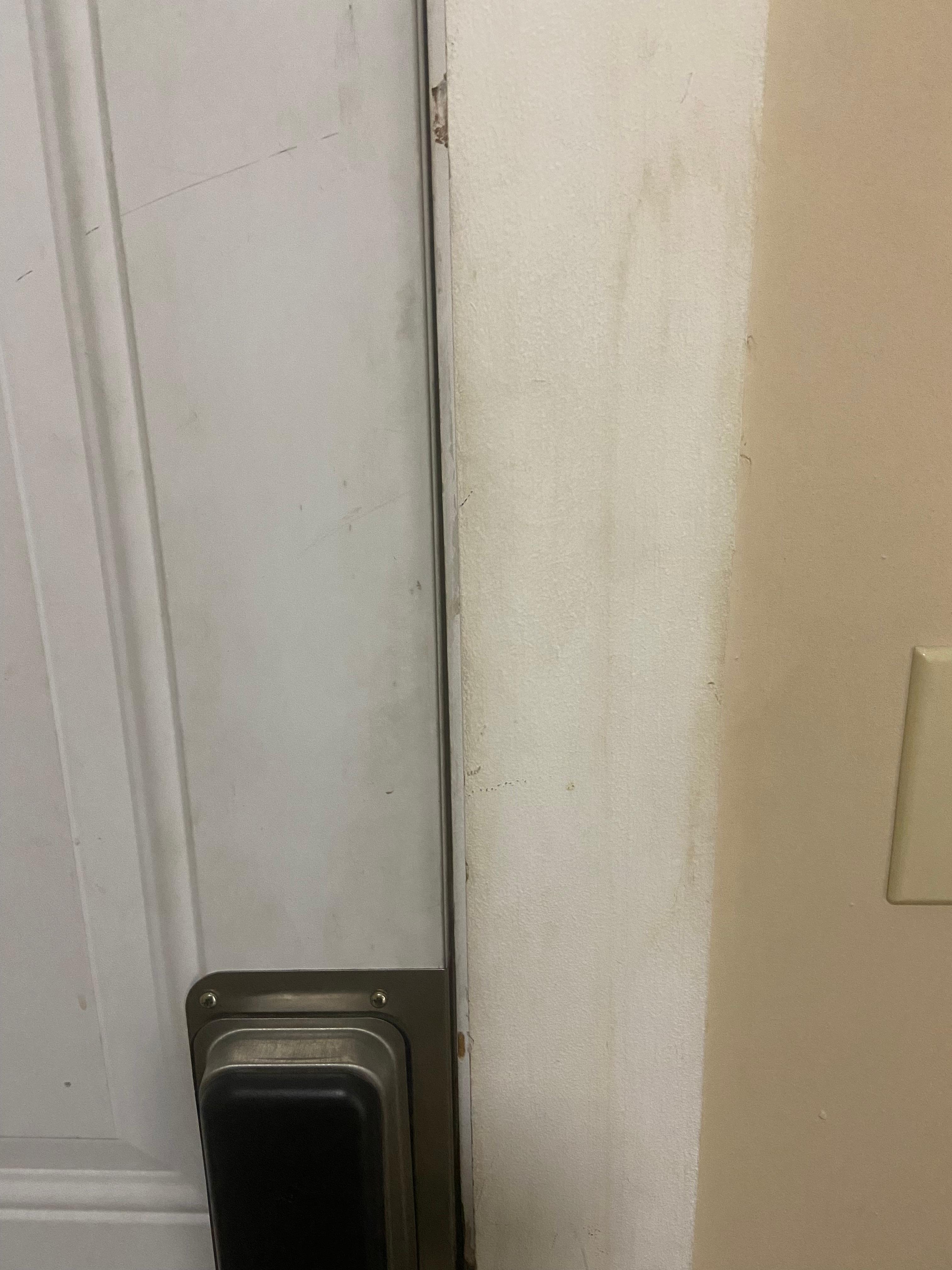 Dirty door and trim