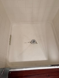Shower pan damage
