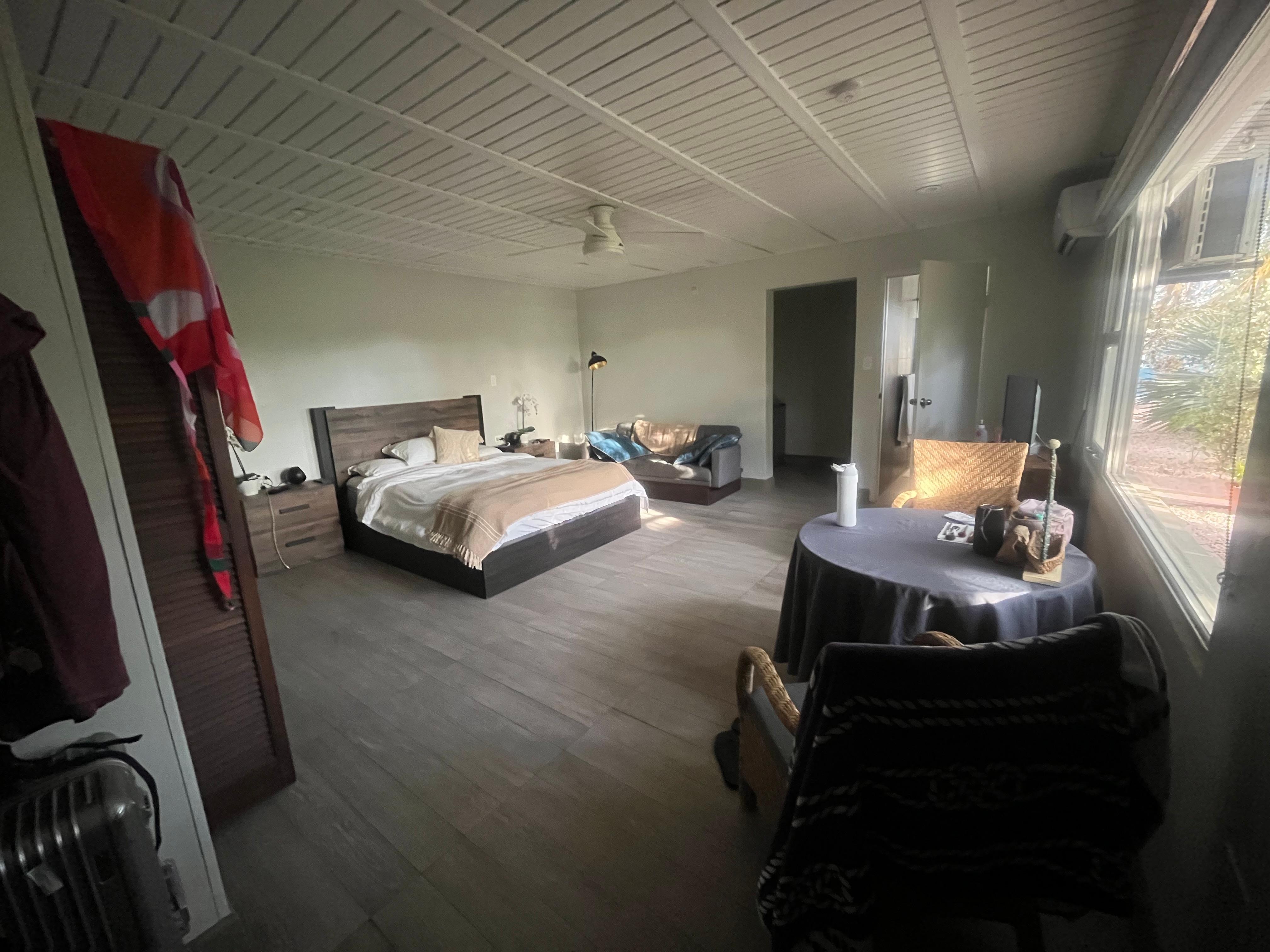 My super large room with kitchenette and bathroom