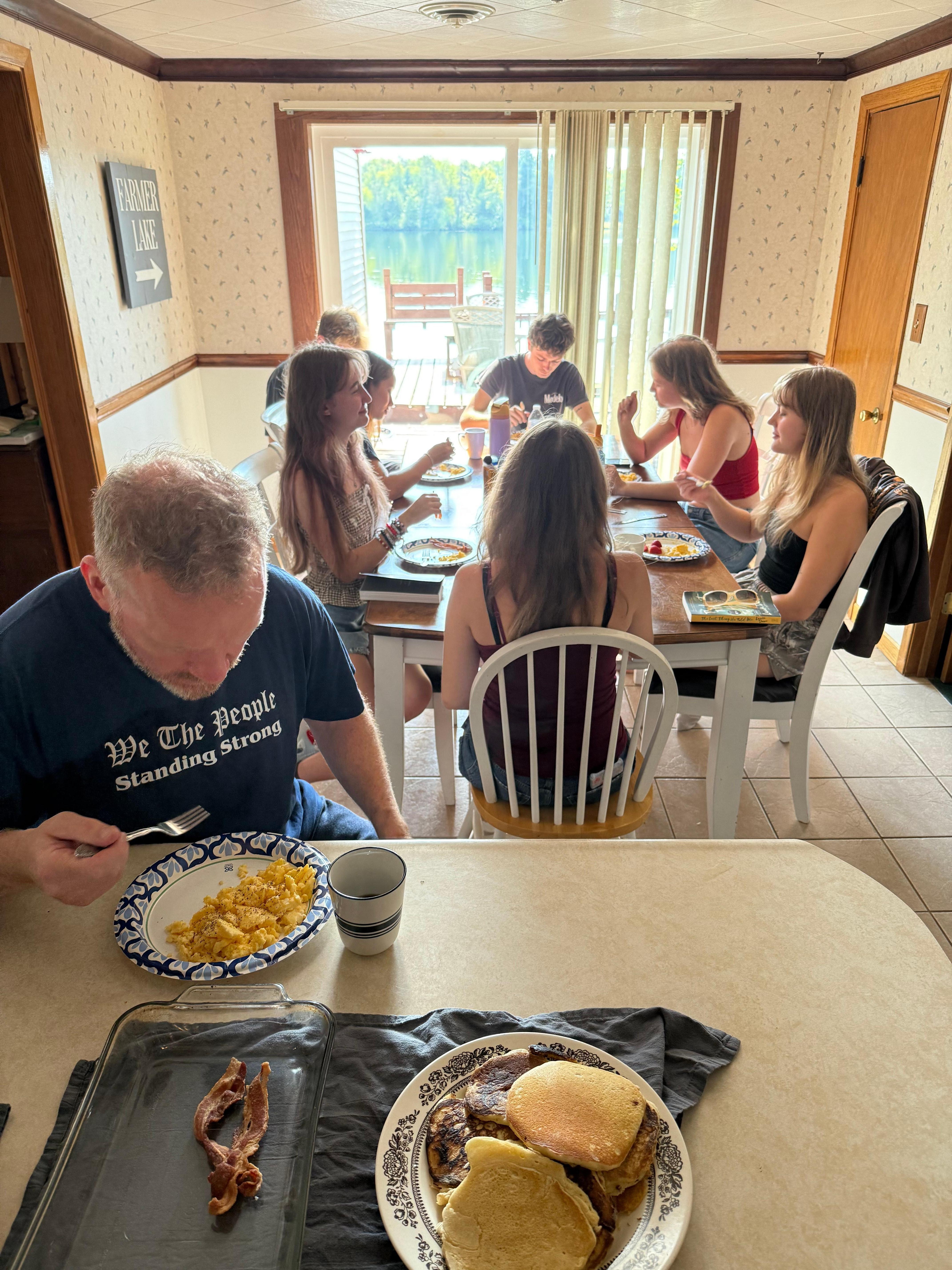 Breakfast at Cabin #1