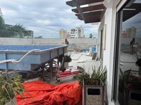 New pool when we arrived