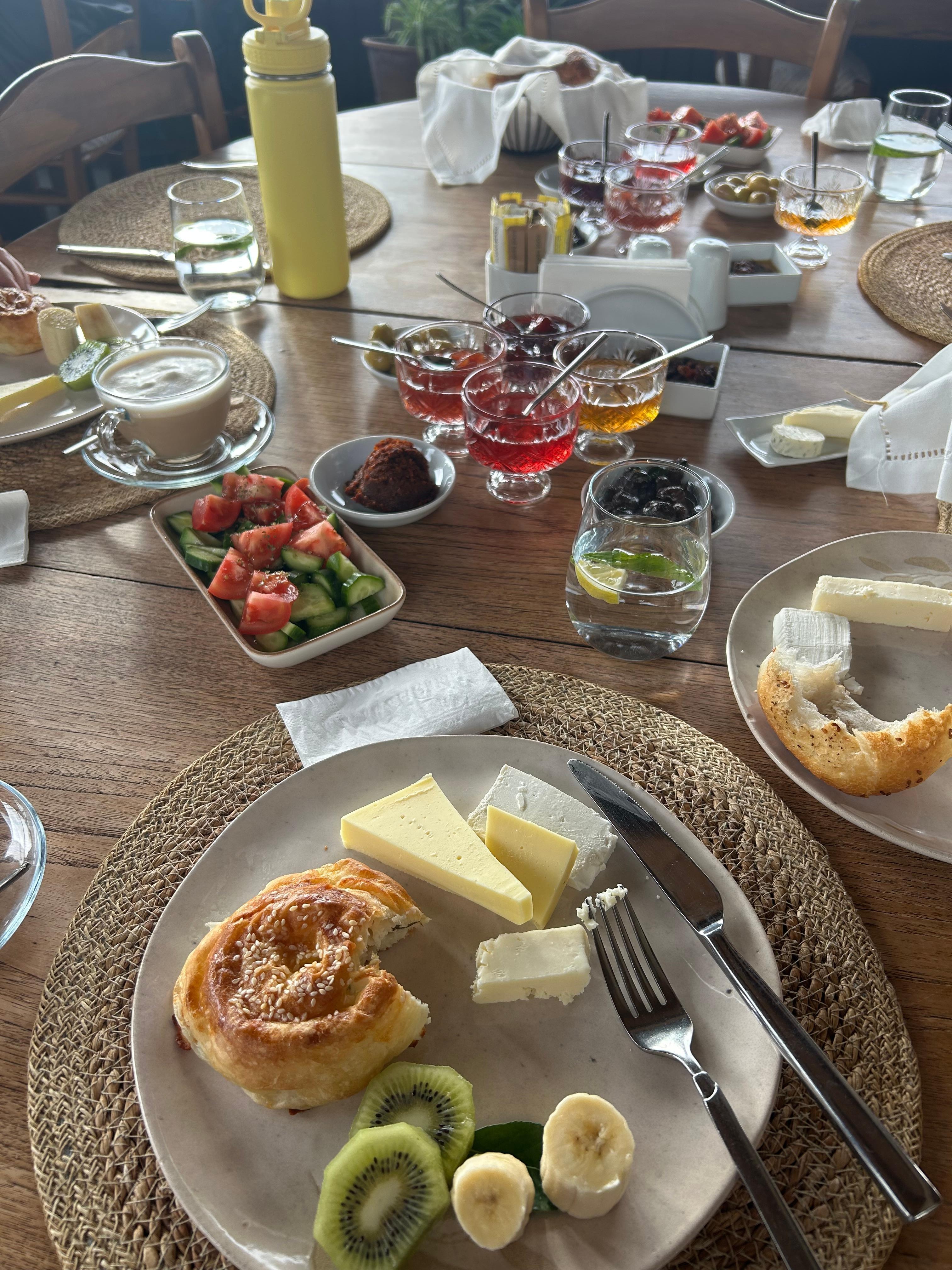 Excellent complementary breakfast spread