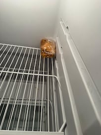 Tostaditas left in fridge