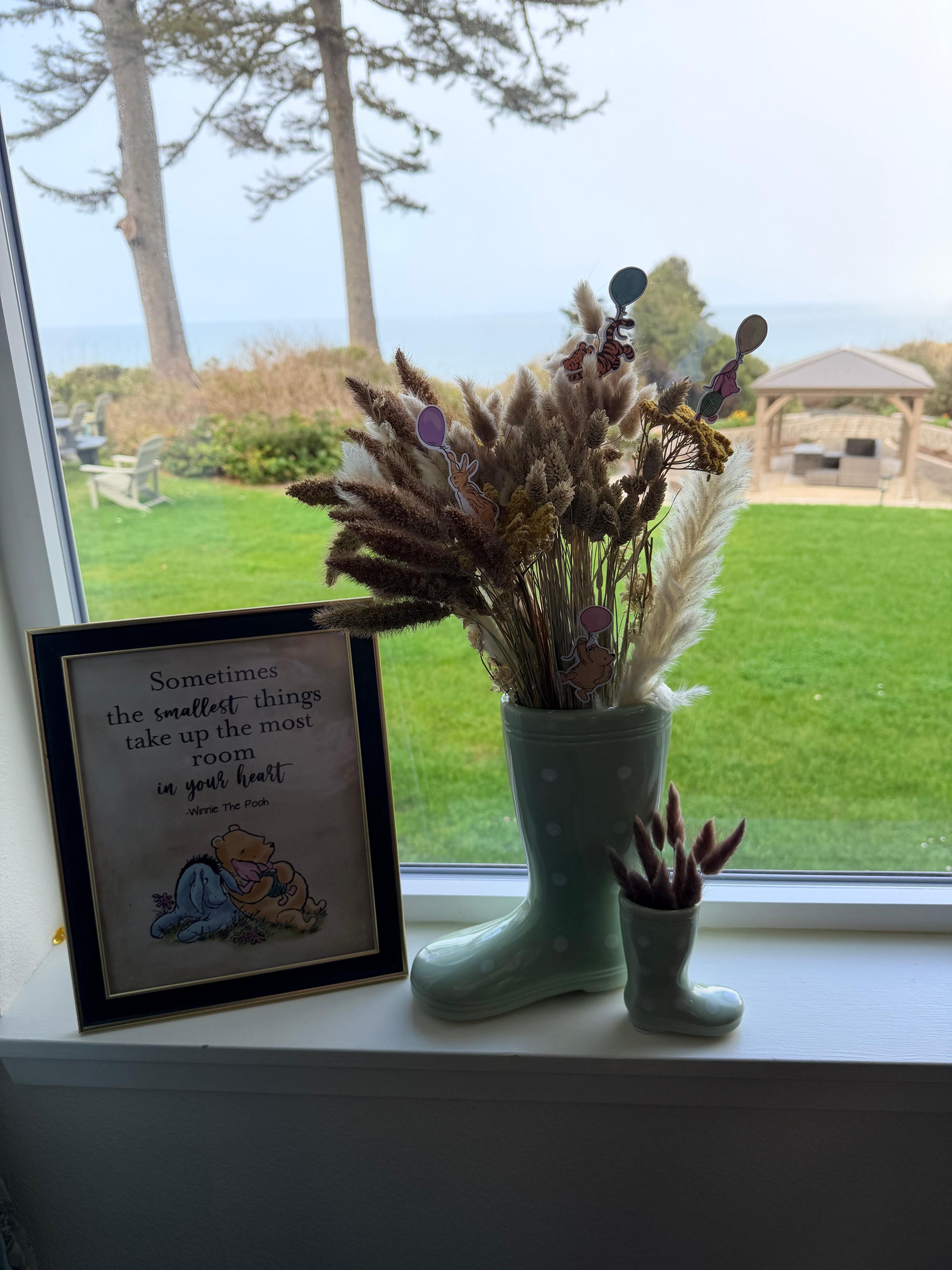 The beautiful views were a great backdrop for my baby shower decor! 