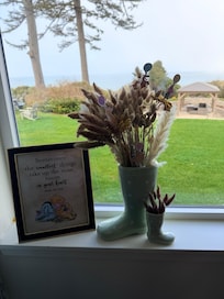 The beautiful views were a great backdrop for my baby shower decor!