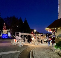 Carriage rides with Santa!
