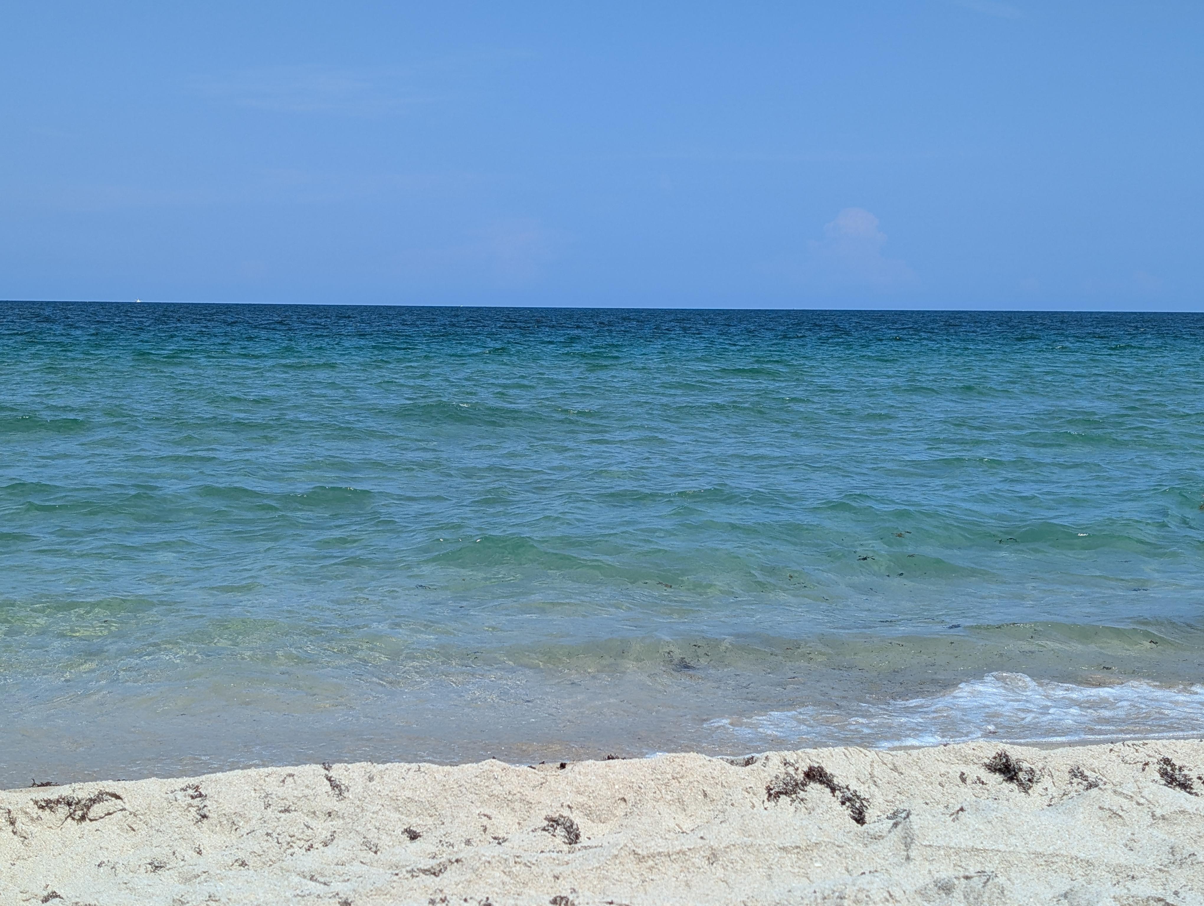 Public beach close by.