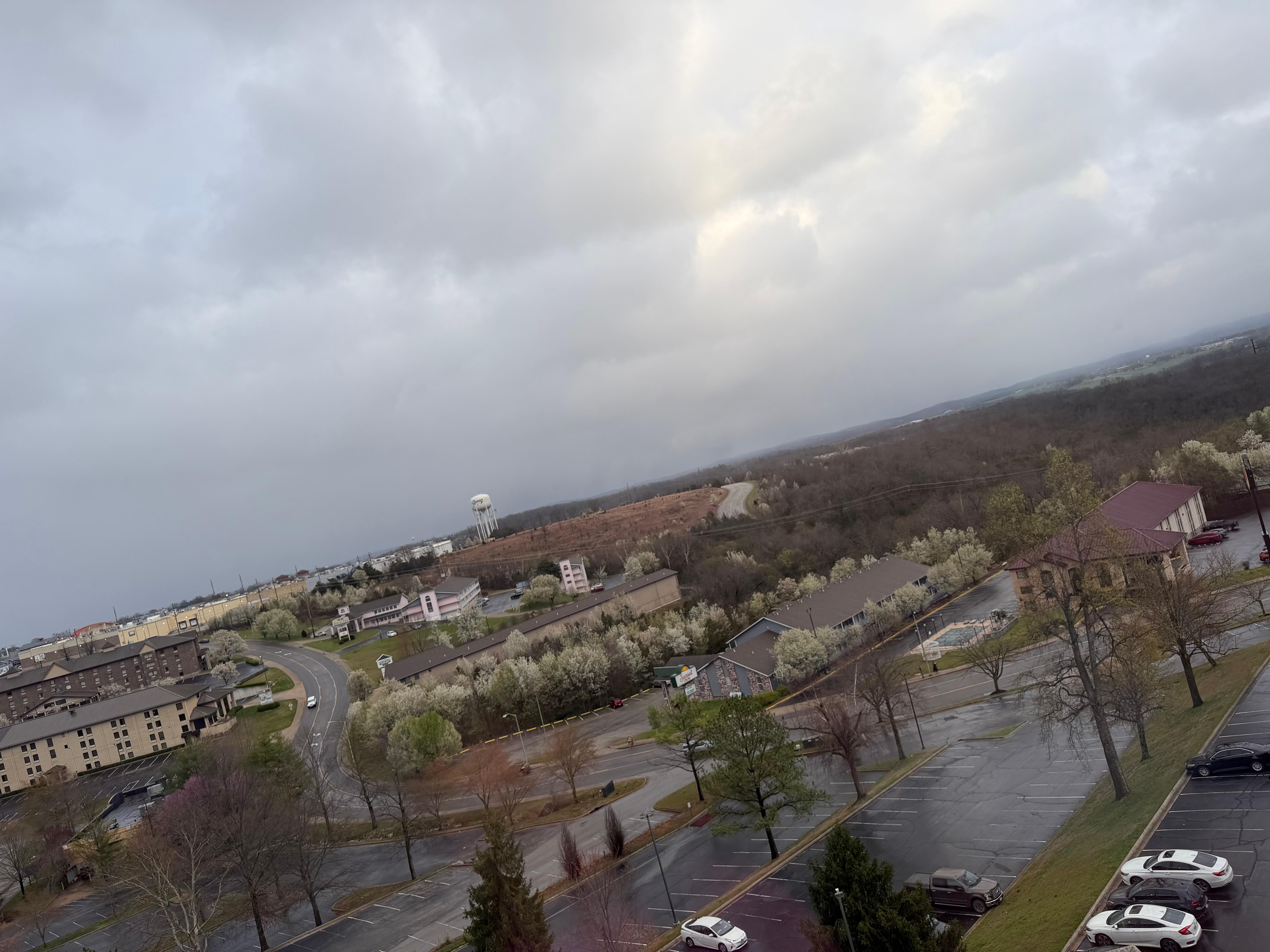 The view was really pretty