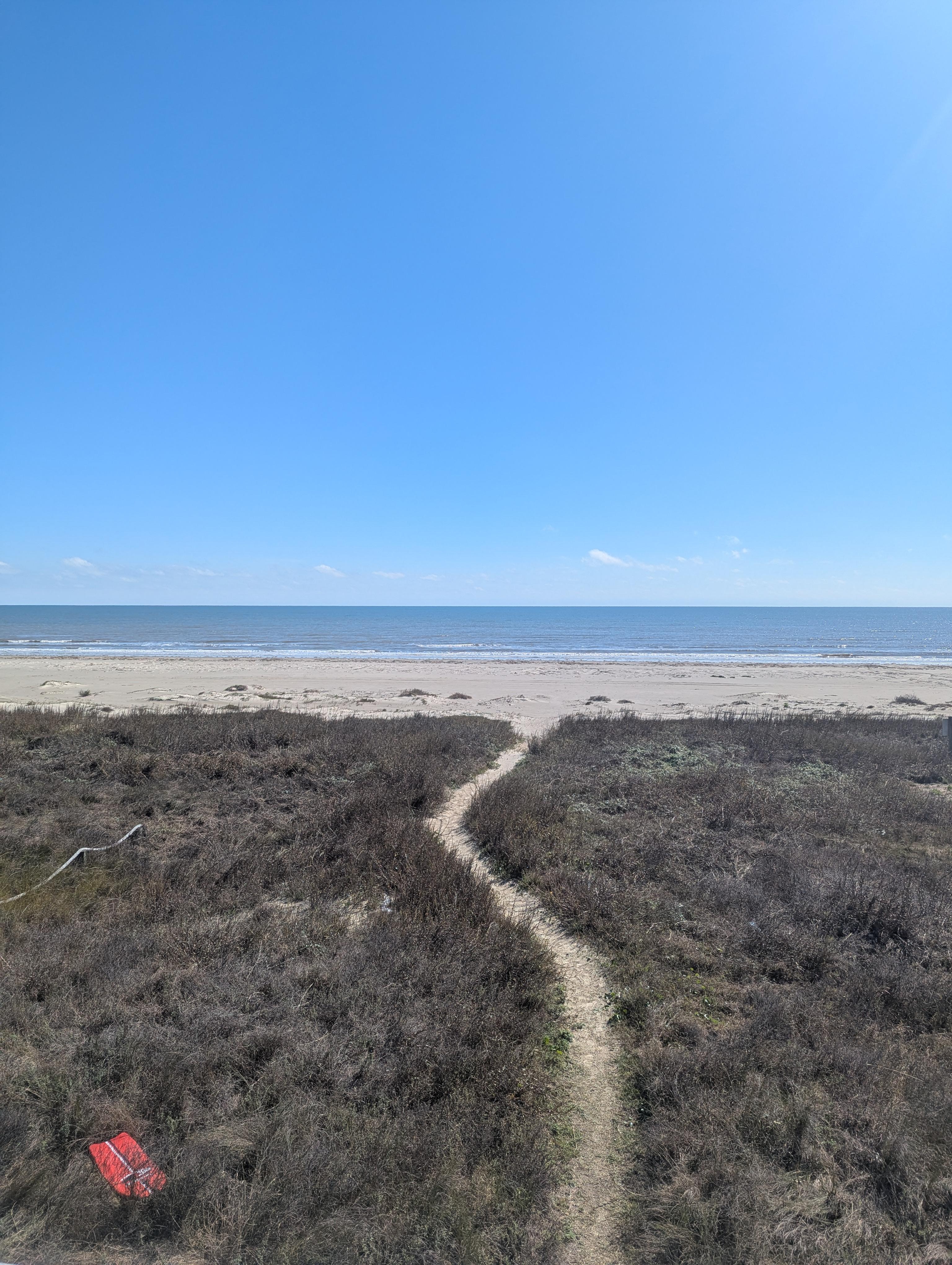 Short convenient path to beach