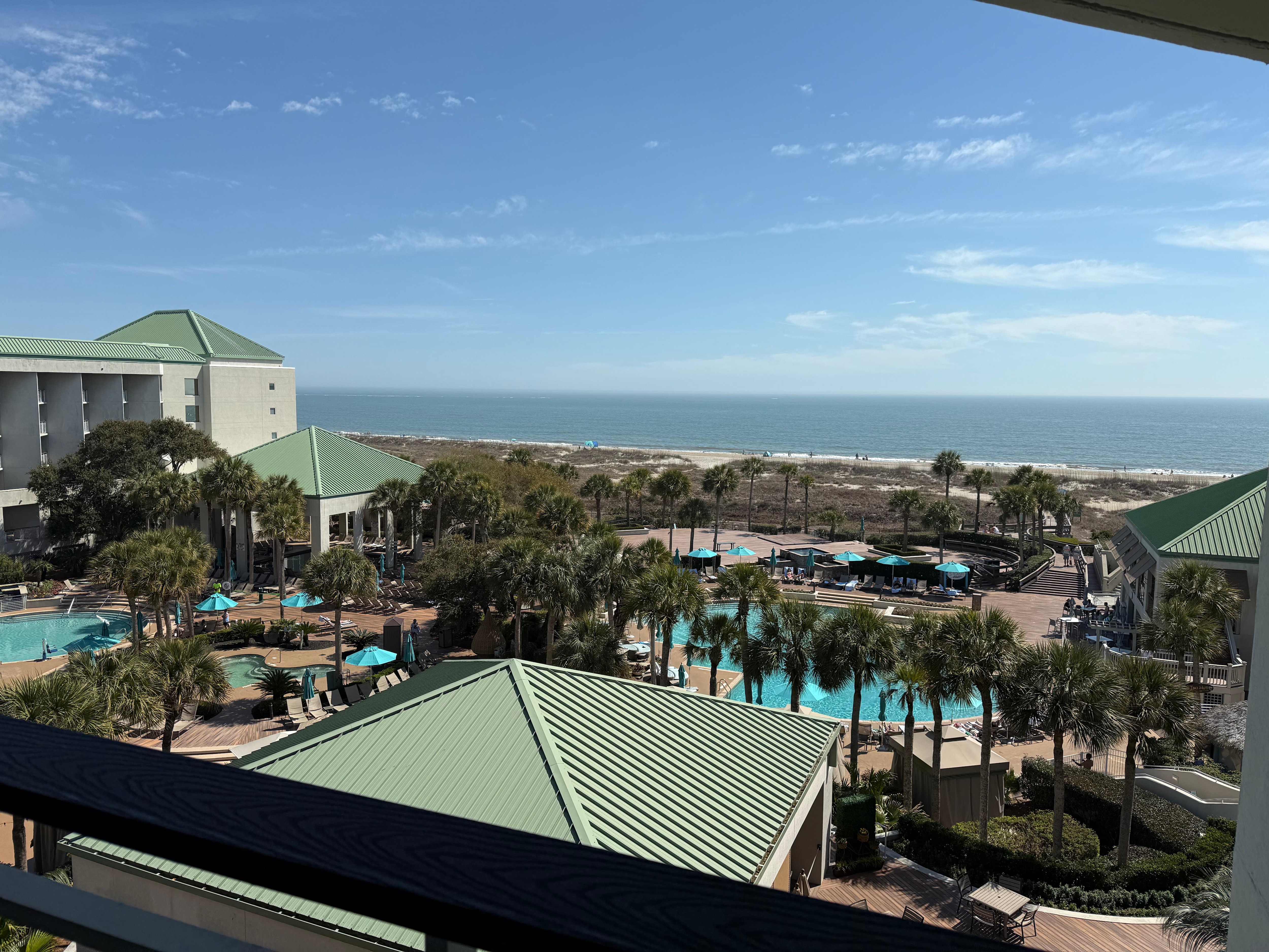 Ocean view rooms!