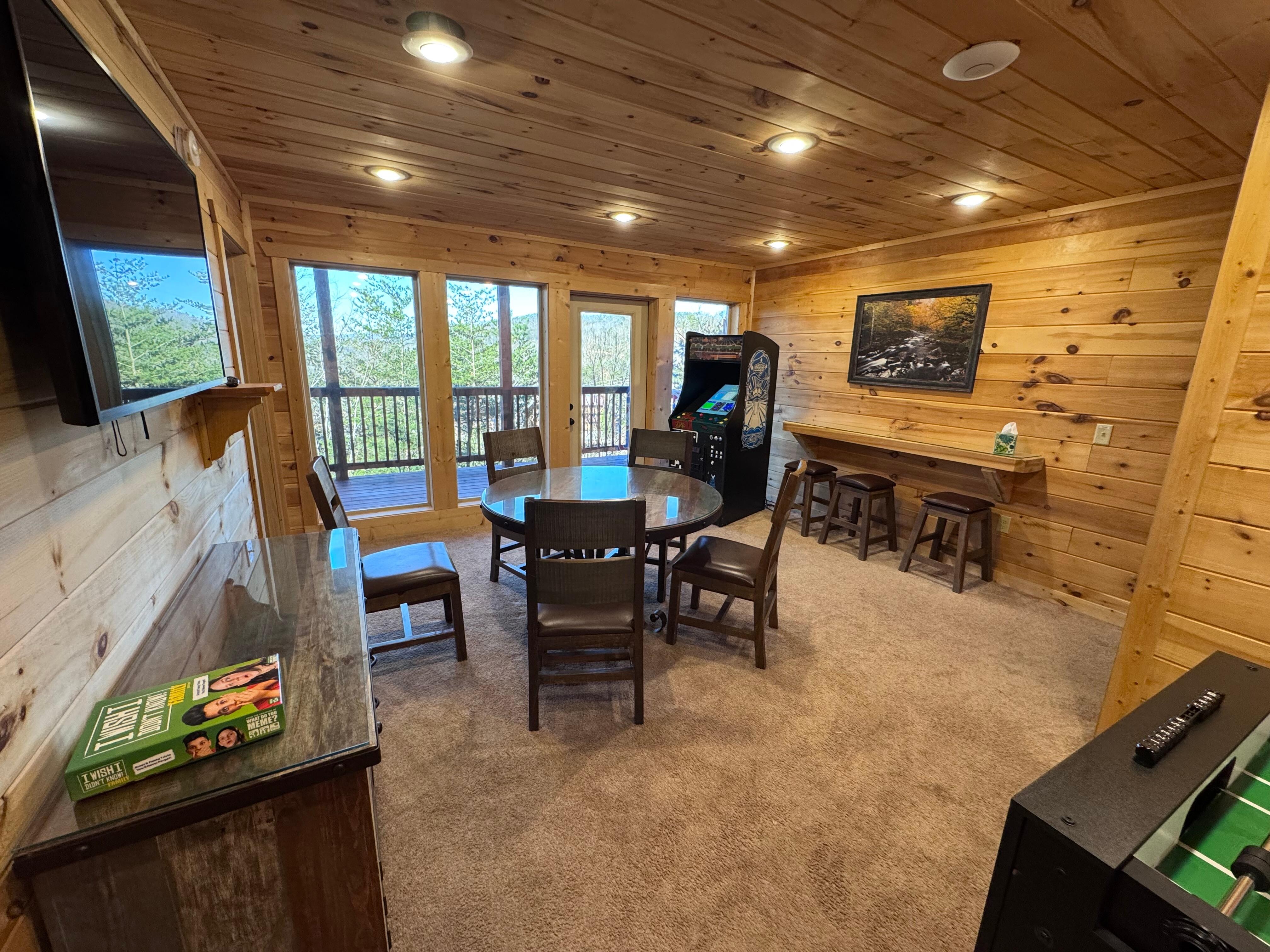 The game room got a lot of attention from the teens. 