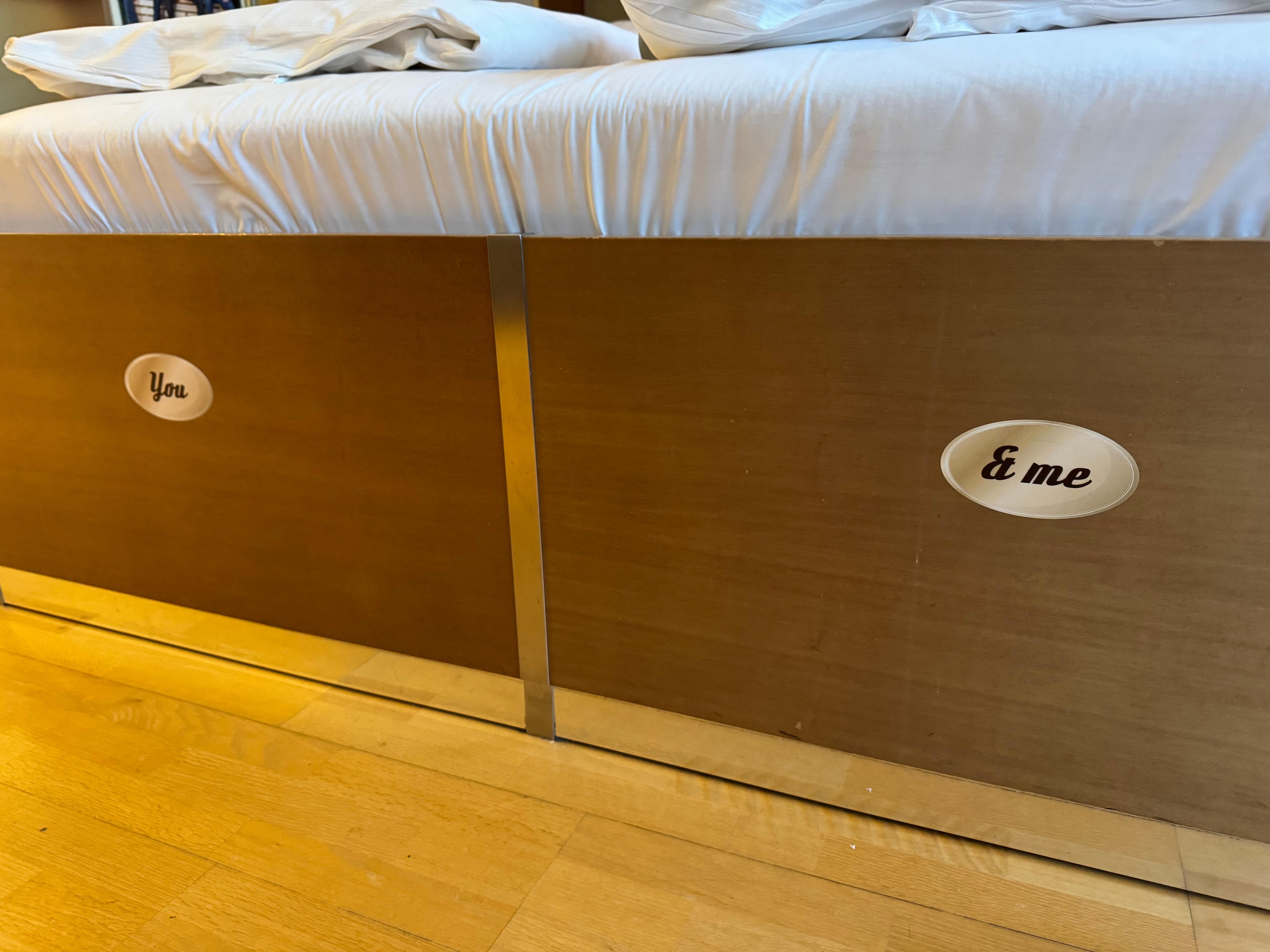 Love the stickers on the bed
