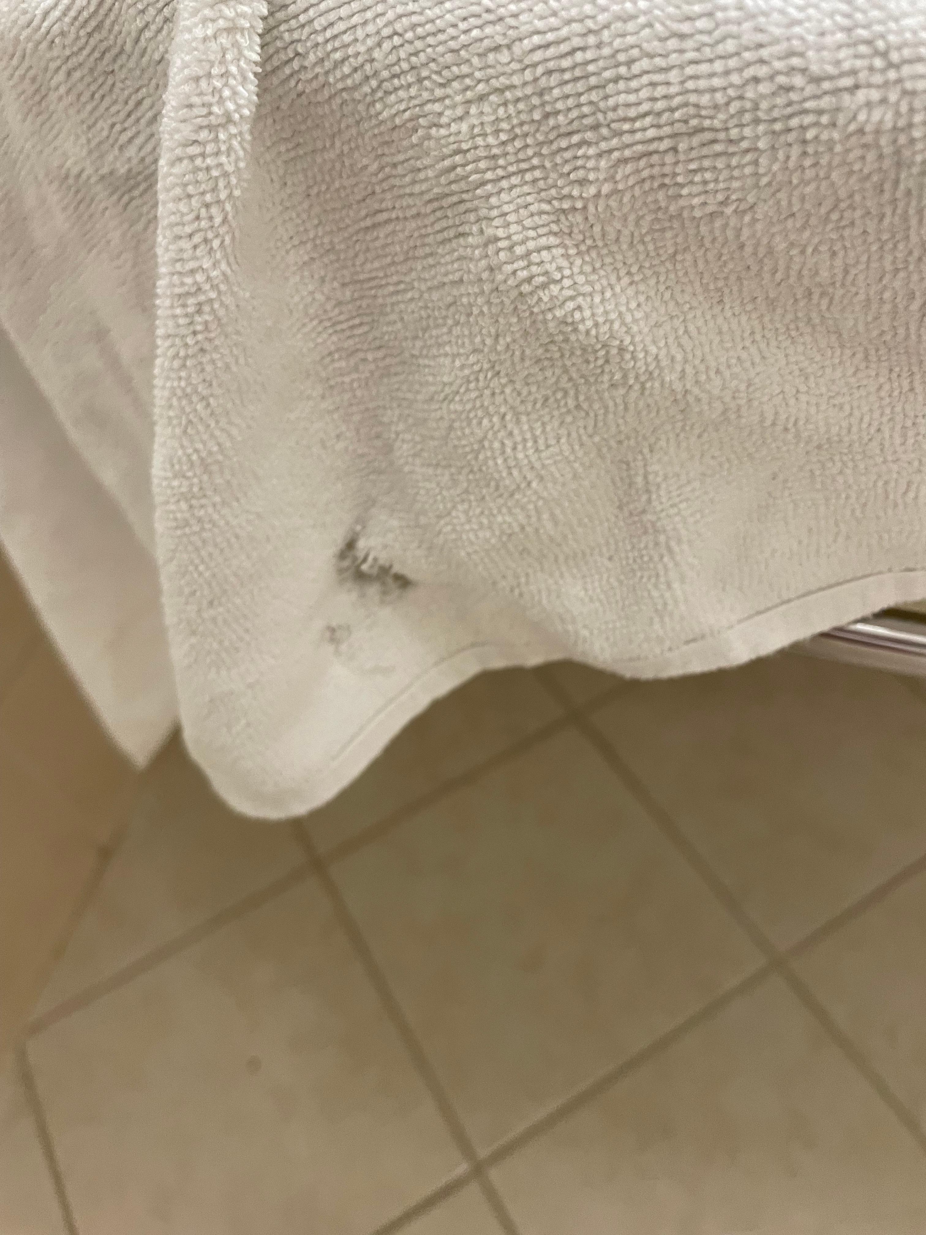 Threadbare towels