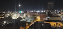 Night view of Columbus from the 7th floor (front of hotel).