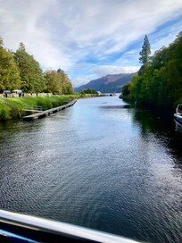 Caledonian canal from Loch Ness Cruise