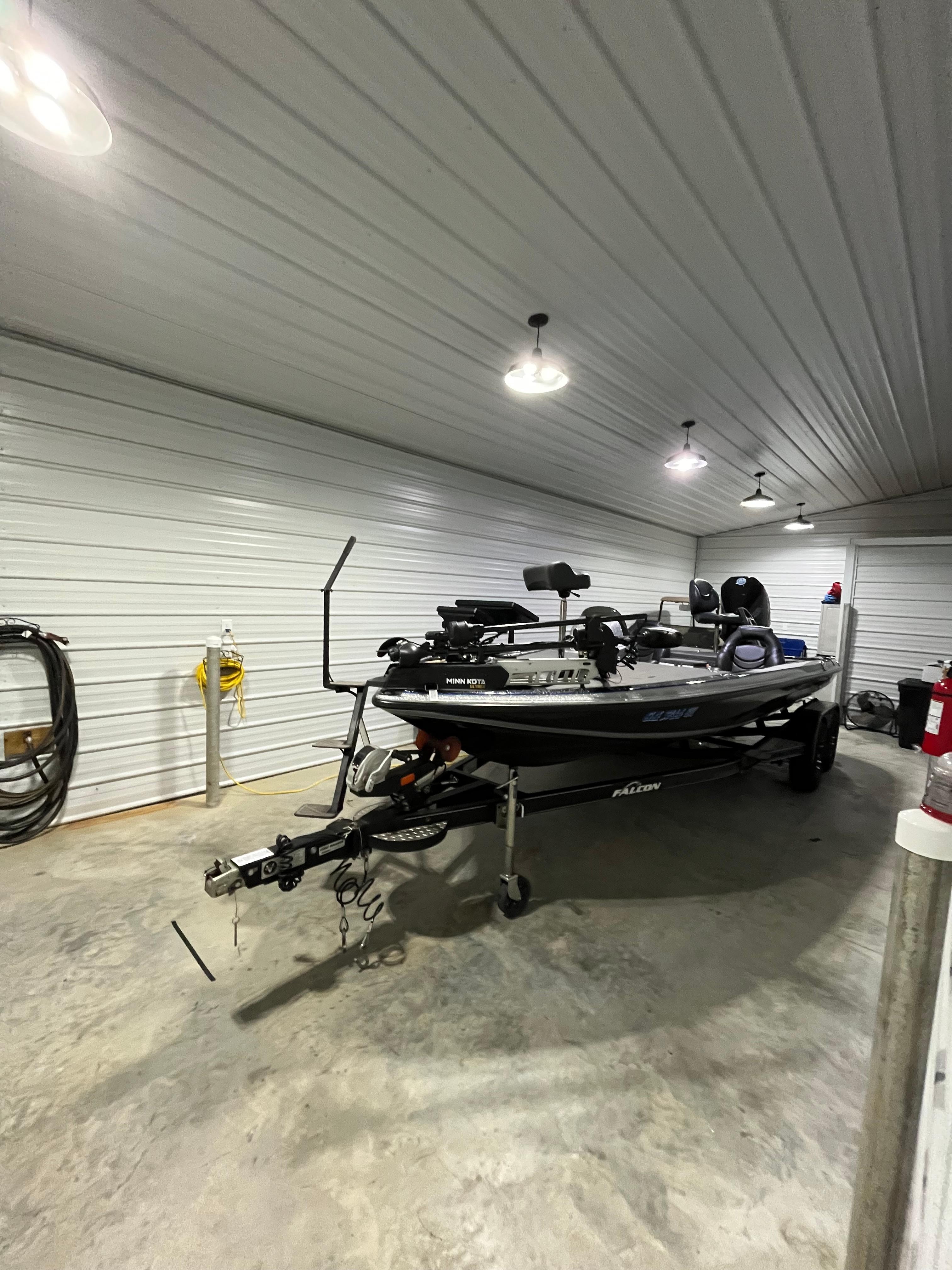 Plenty of room in boat garage!