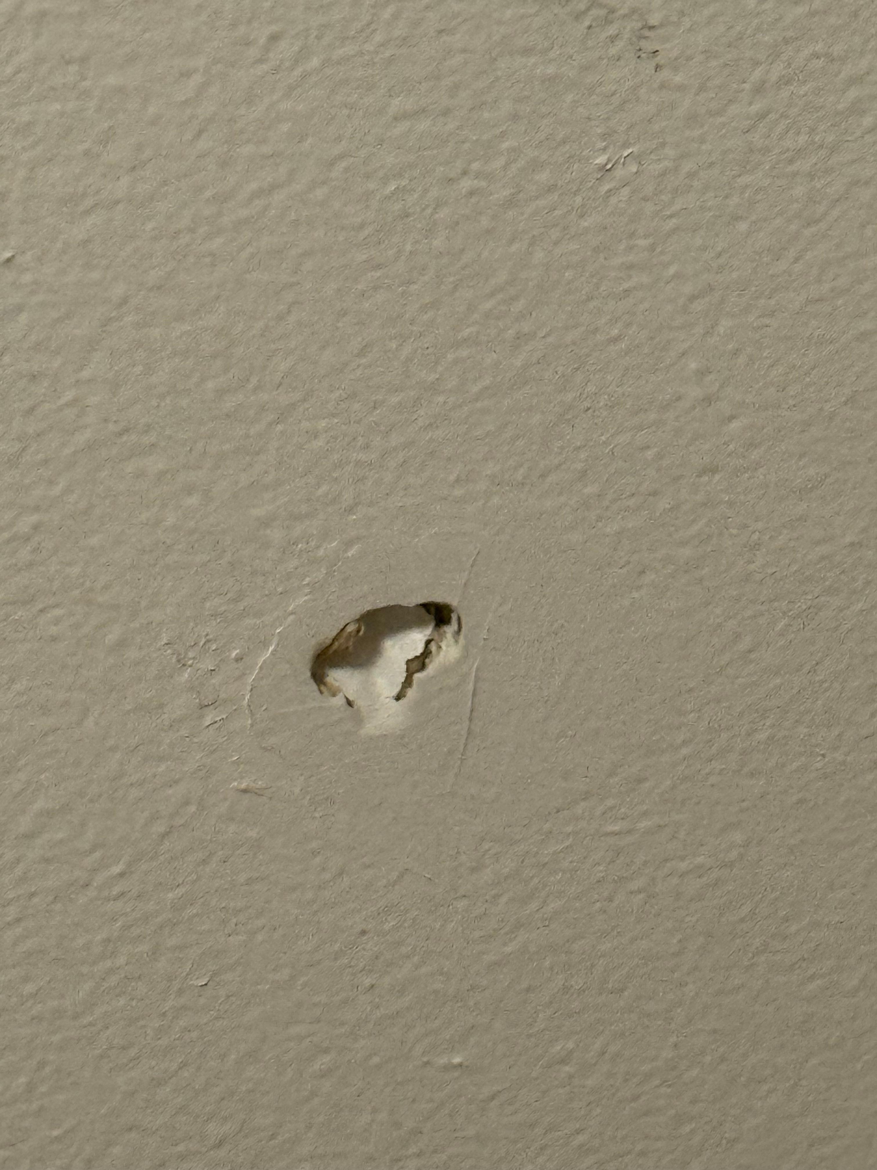 Holes in drywall
