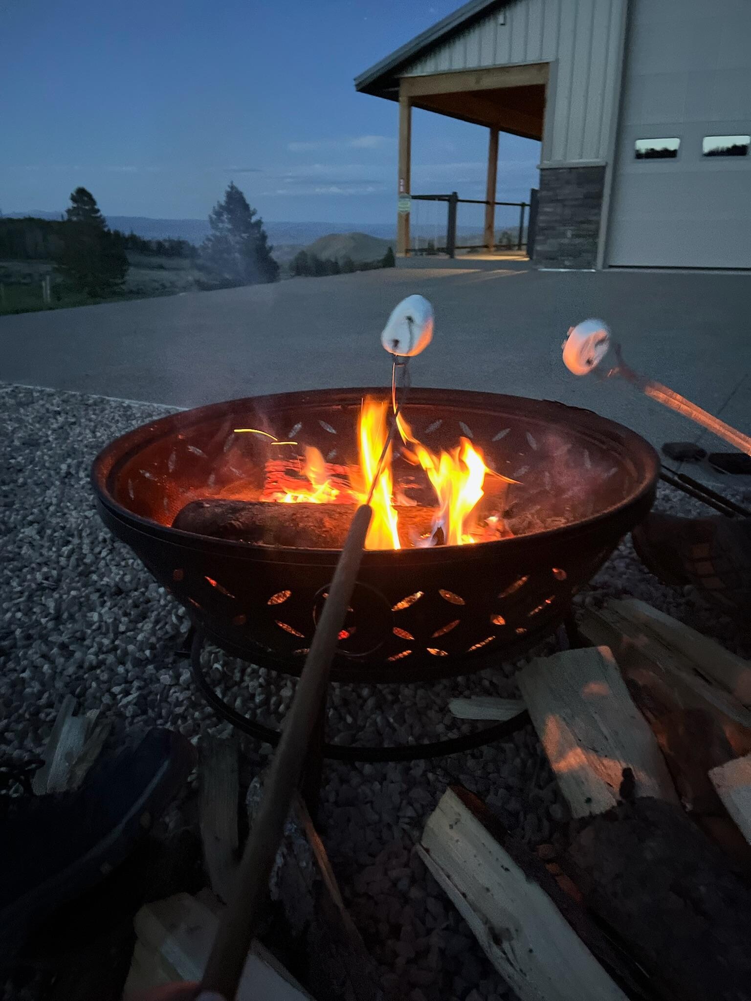 Sunset and S'mores