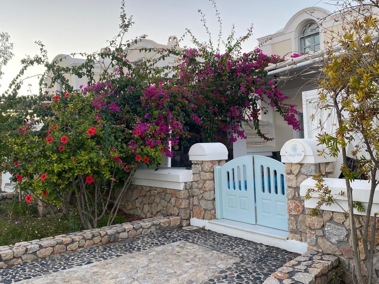 Entrée de la villa.