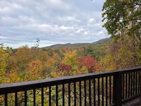 View from the back porch