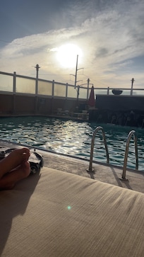 Enjoying the afternoon.