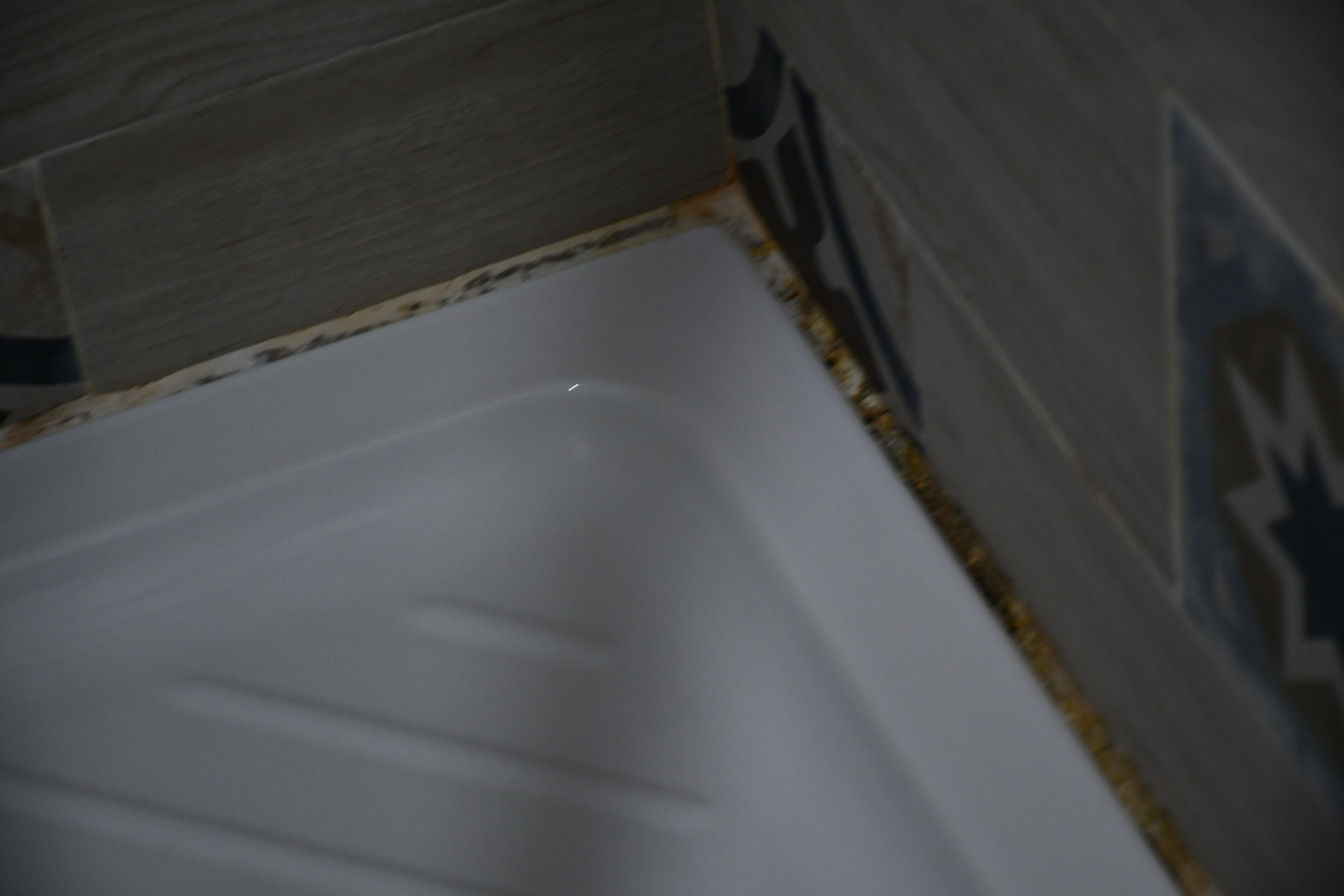 Both showers were moldy