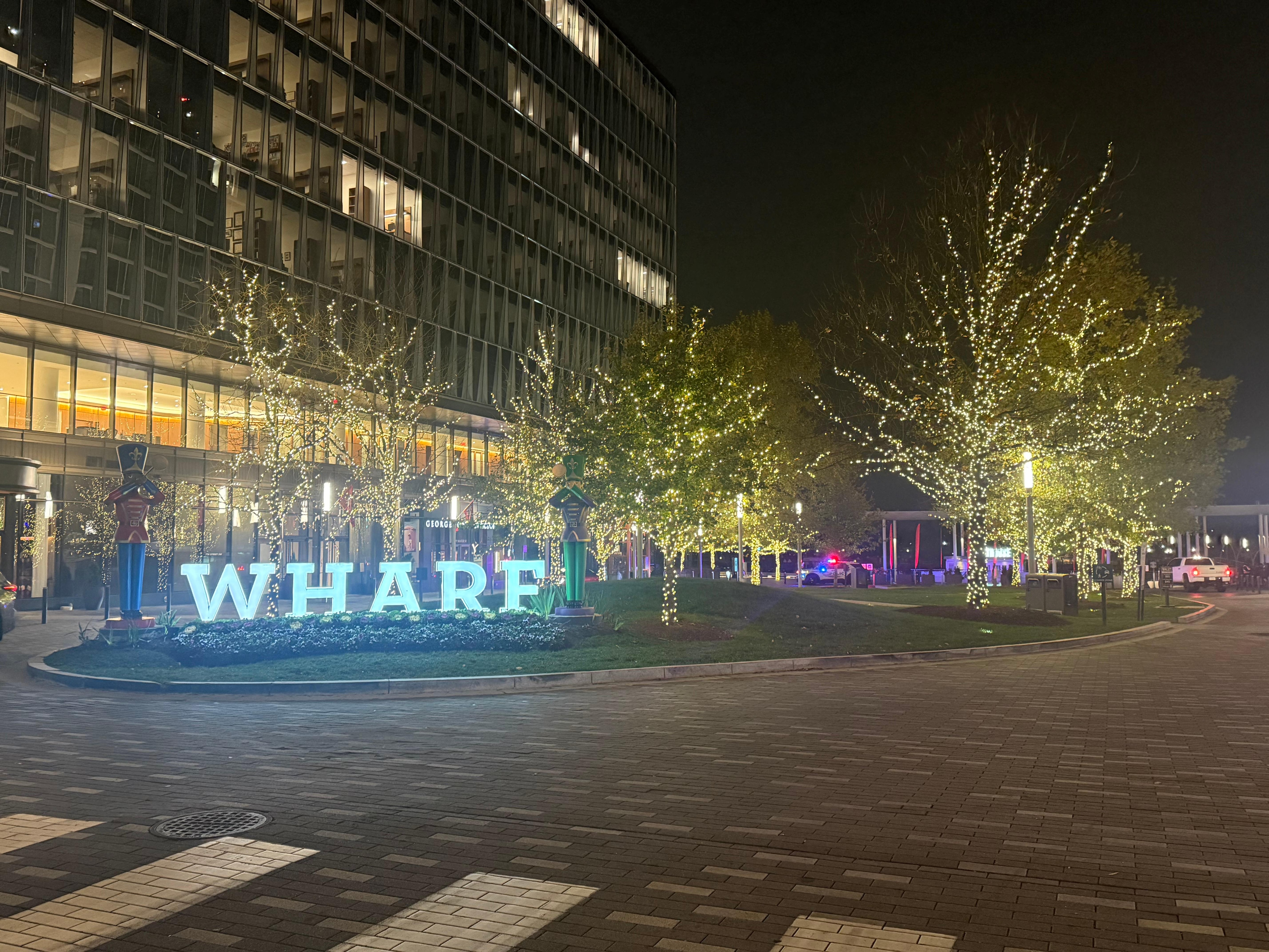 Outside the property 