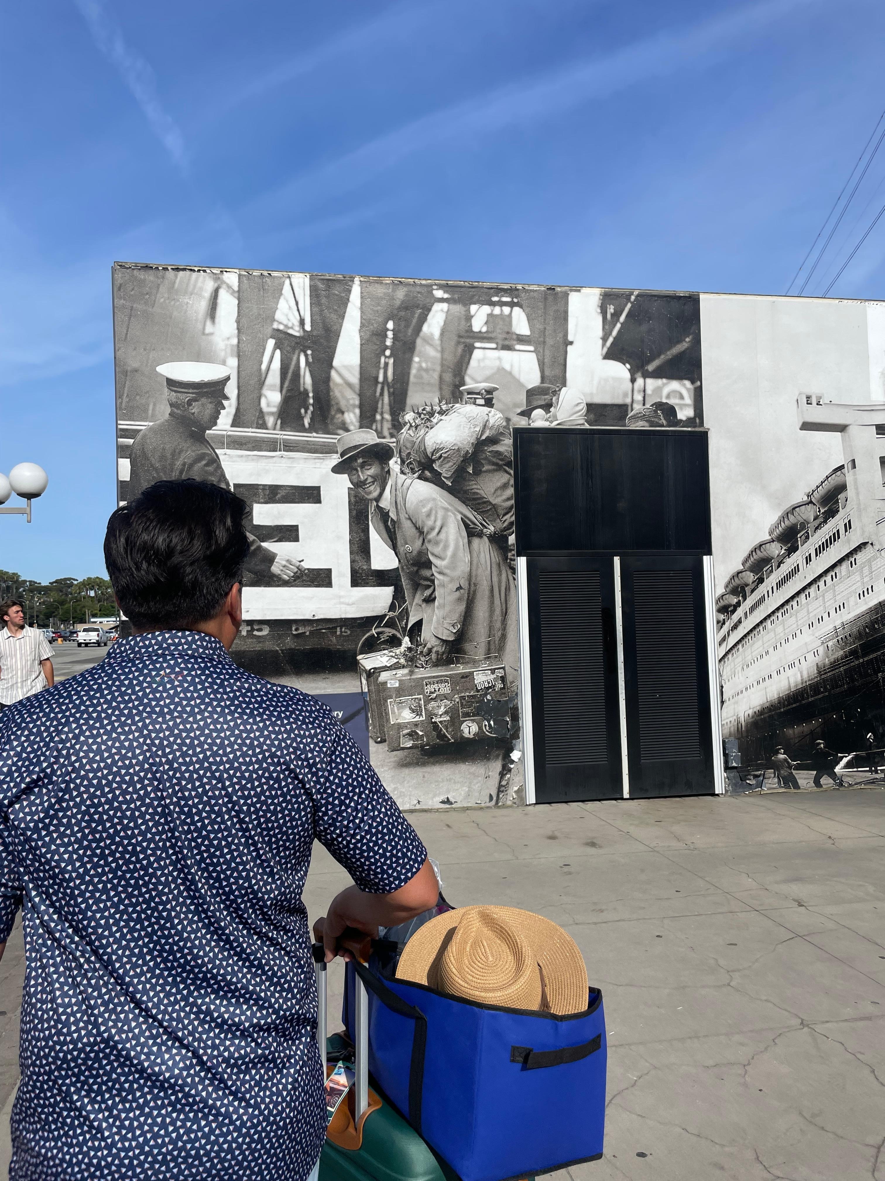 Walking to your line 