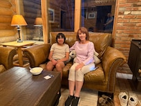 Mimaw (grandma) and our youngest! None of us wanted to leave.