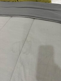 Stains on bedding